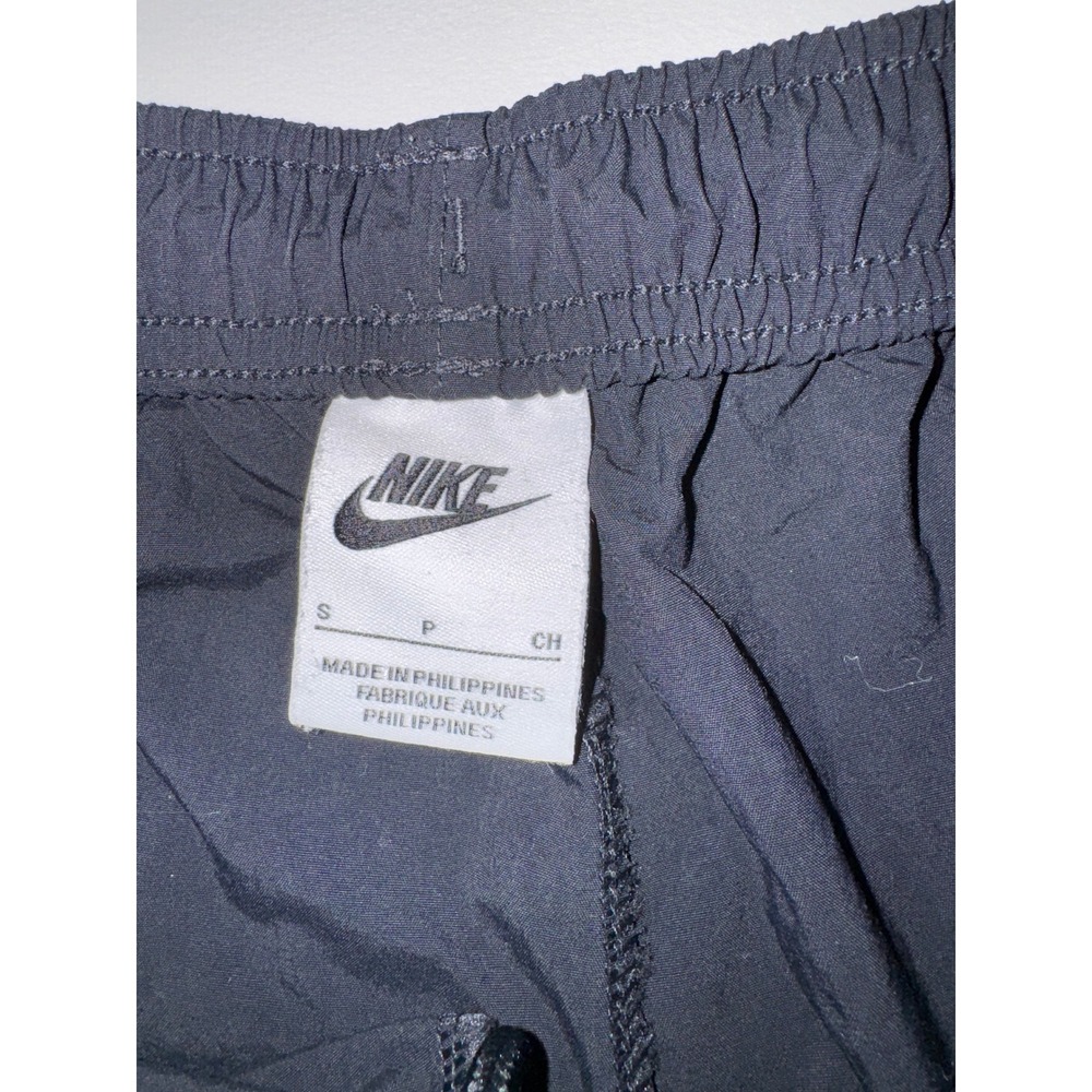 Nike Mens Sportswear Woven Cargo Track Windbreaker Pants Black Nylon Joggers S - Picture 10 of 13